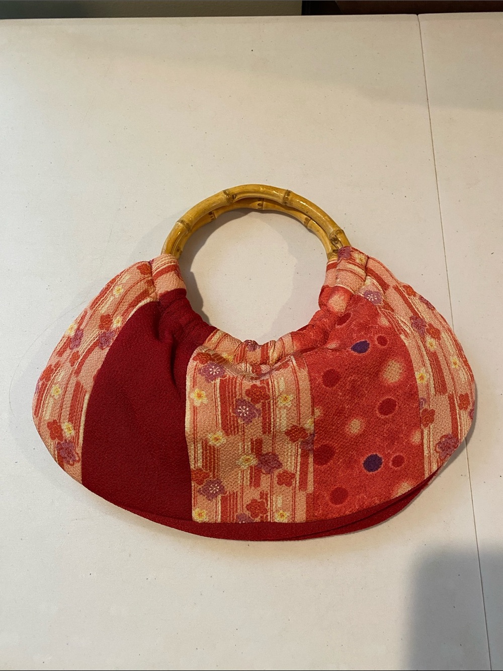 Japanese chirimen style small purse